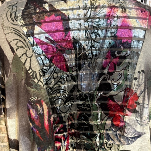 Bohemian open front duster jacket size L to xl - Picture 7 of 9